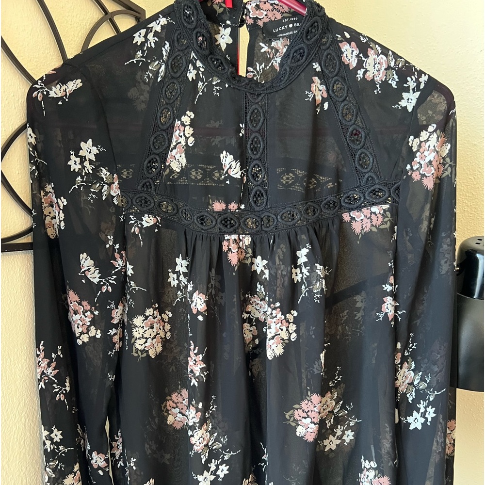 3 blouses size small and extra small, 3 for $15. Lucky brand, forever 21